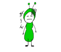 Little Green Ant Ariko 1 sticker #10565568