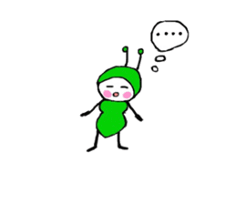 Little Green Ant Ariko 1 sticker #10565569