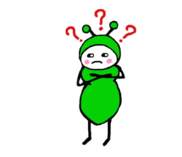 Little Green Ant Ariko 1 sticker #10565584