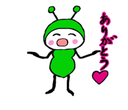 Little Green Ant Ariko 1 sticker #10565590