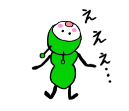 Little Green Ant Ariko 1 sticker #10565594