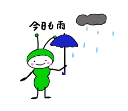 Little Green Ant Ariko 1 sticker #10565598