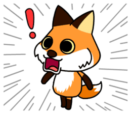 Tangerine fox sticker #10565887