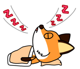 Tangerine fox sticker #10565908