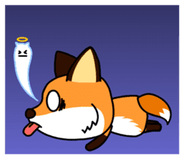 Tangerine fox sticker #10565910
