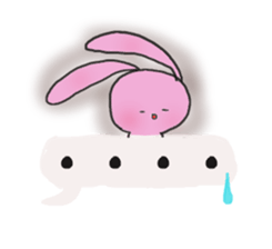 balloon of bunny sticker #10566182