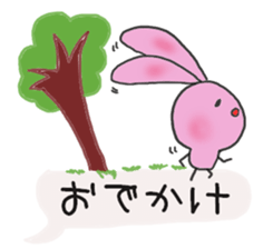 balloon of bunny sticker #10566196