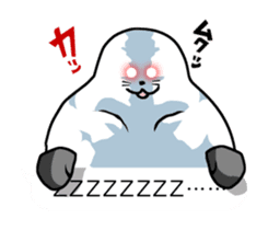 Wrestler of a seal face sticker #10566203