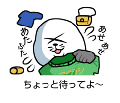 Wrestler of a seal face sticker #10566220