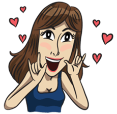Spicy Girl sticker #10566325