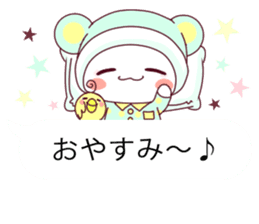 Convenient balloon bear. fukidasi kuma. sticker #10566487
