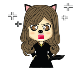 Husky Girl sticker #10566808