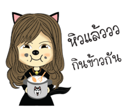 Husky Girl sticker #10566817