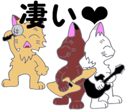 a whisper of PUNK cats sticker #10567051