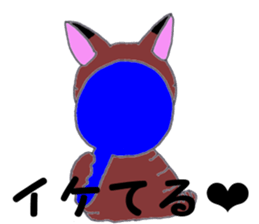 a whisper of PUNK cats sticker #10567065