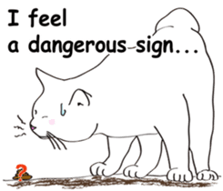 Pose of cat that you also know2(English) sticker #10568001