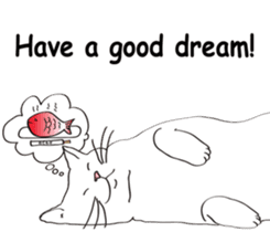 Pose of cat that you also know2(English) sticker #10568004