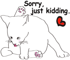 Pose of cat that you also know2(English) sticker #10568013
