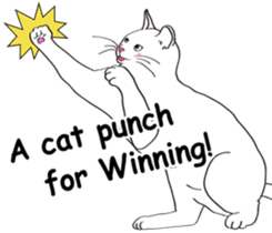 Pose of cat that you also know2(English) sticker #10568019