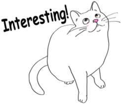 Pose of cat that you also know2(English) sticker #10568027