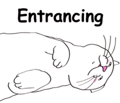 Pose of cat that you also know2(English) sticker #10568030