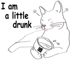 Pose of cat that you also know2(English) sticker #10568031