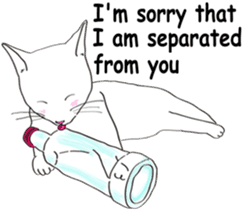 Pose of cat that you also know2(English) sticker #10568032