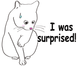 Pose of cat that you also know2(English) sticker #10568035