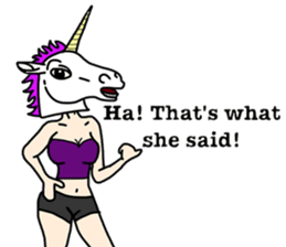 Sexy Unicorn & Friends Part 2 sticker #10568911