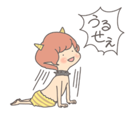 ONI - Cute Demon's children sticker #10569565