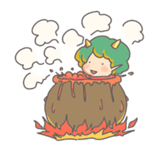 ONI - Cute Demon's children sticker #10569570