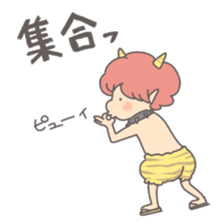 ONI - Cute Demon's children sticker #10569591