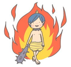 ONI - Cute Demon's children sticker #10569593