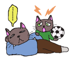 Business Cat Working Hard sticker #10570003