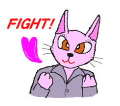 Business Cat Working Hard sticker #10570004