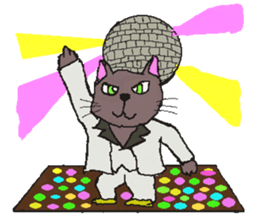 Business Cat Working Hard sticker #10570011