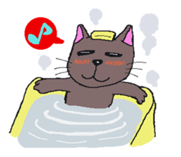 Business Cat Working Hard sticker #10570035