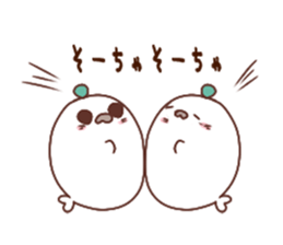 Kabosu seal  Oita valve Dialect Sticker1 sticker #10570434