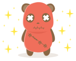 RED PANDA DOLL sticker #10570800