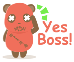 RED PANDA DOLL sticker #10570810