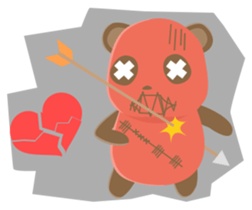 RED PANDA DOLL sticker #10570811