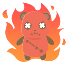 RED PANDA DOLL sticker #10570815