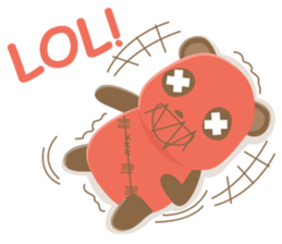 RED PANDA DOLL sticker #10570827