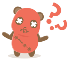 RED PANDA DOLL sticker #10570830