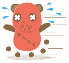RED PANDA DOLL sticker #10570831