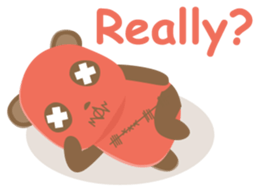 RED PANDA DOLL sticker #10570832