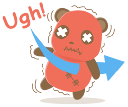 RED PANDA DOLL sticker #10570833