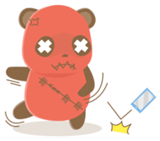 RED PANDA DOLL sticker #10570835