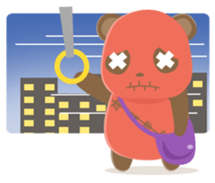 RED PANDA DOLL sticker #10570839