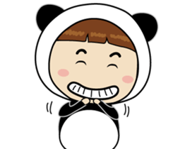 Panda sister sticker #10570974